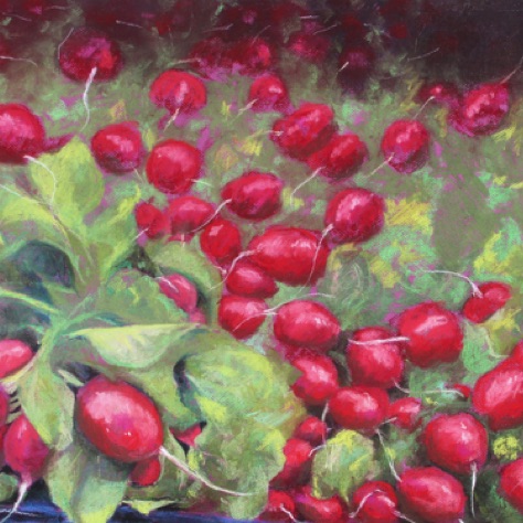 Radishes
Pastel 19.5x25.5